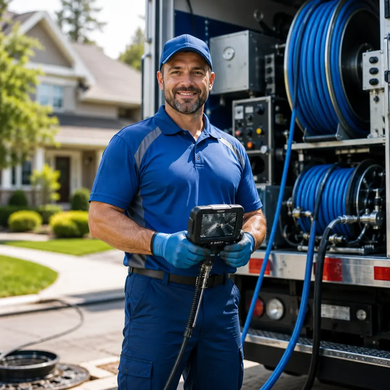 Local outdoor drain cleaning specialists in Portlandville, NY